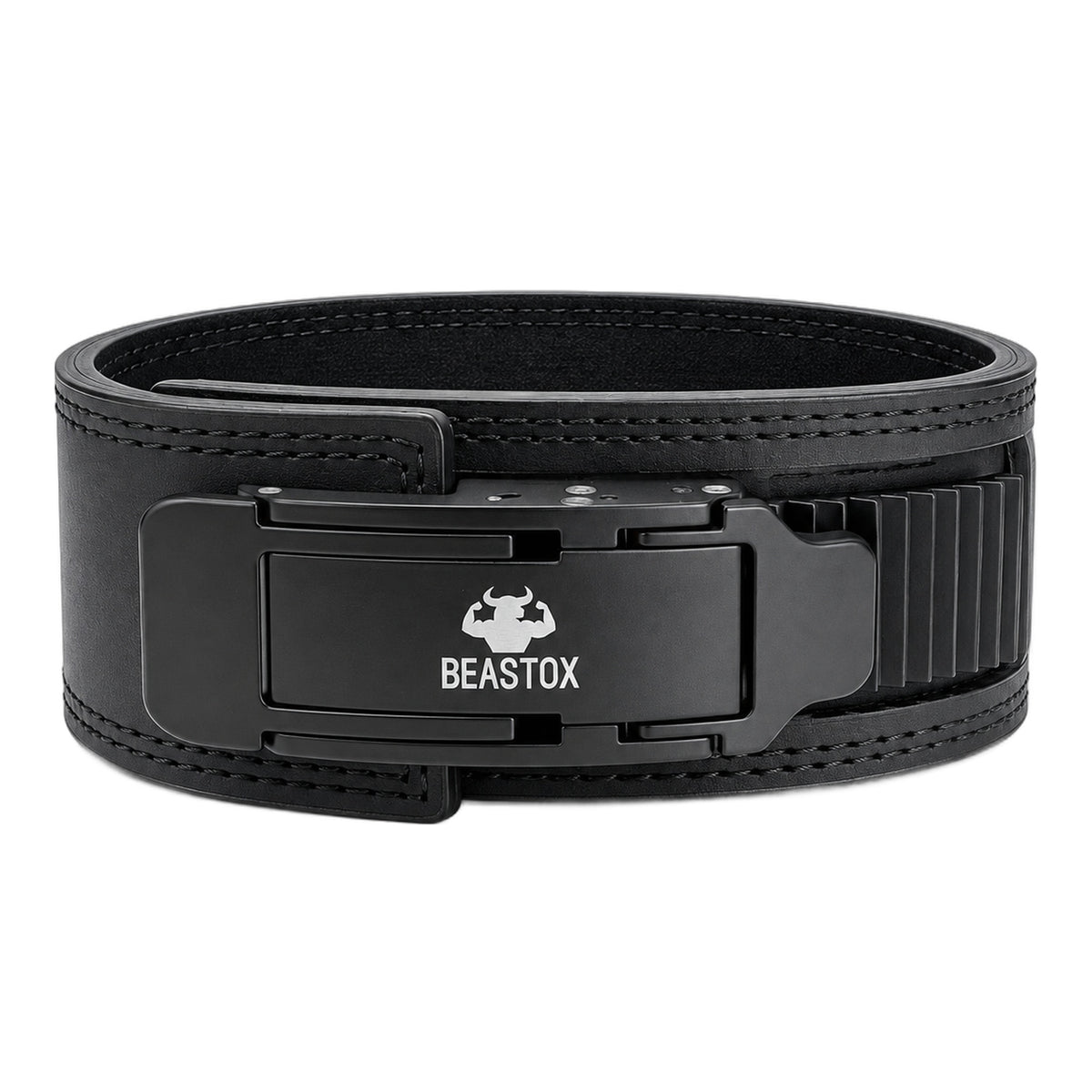 BEASTOX 13MM Auto-Lock Lever Belt – Micro-Adjustable, No Holes, Quick-Release Powerlifting Belt