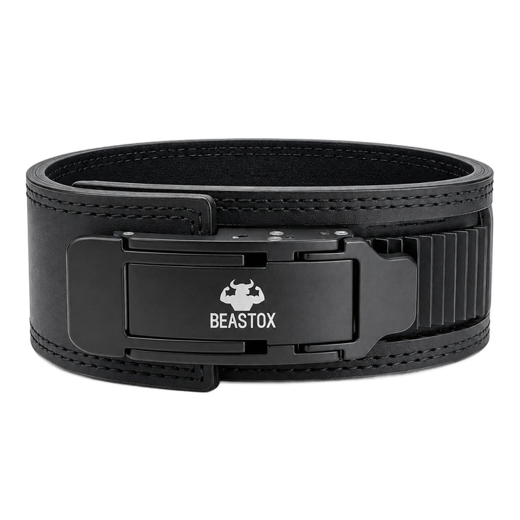 BEASTOX 13MM Auto-Lock Lever Belt – Micro-Adjustable, No Holes, Quick-Release Powerlifting Belt
