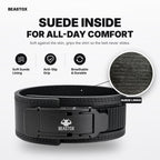 BEASTOX 13MM Auto-Lock Lever Belt – Micro-Adjustable, No Holes, Quick-Release Powerlifting Belt