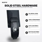 BEASTOX 13MM Auto-Lock Lever Belt – Micro-Adjustable, No Holes, Quick-Release Powerlifting Belt