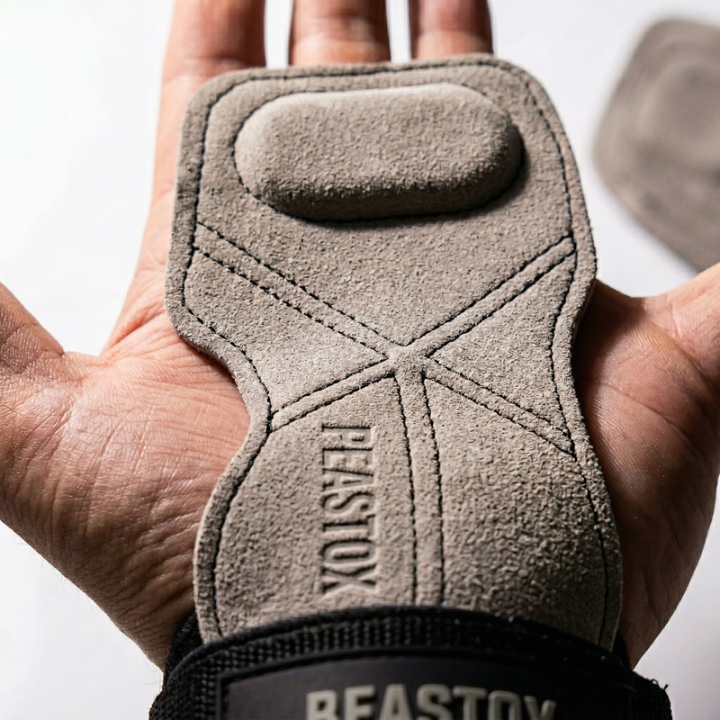 BEASTOX Performance Lifting Straps, Premium Suede, Deadlifts, Rows, Pull-Ups, Weightlifting