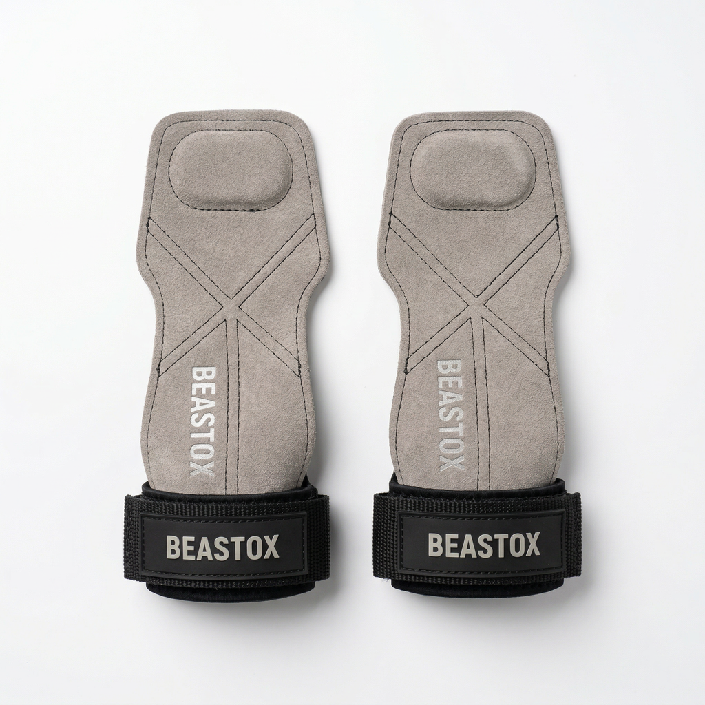 BEASTOX Performance Lifting Straps, Premium Suede, Deadlifts, Rows, Pull-Ups, Weightlifting