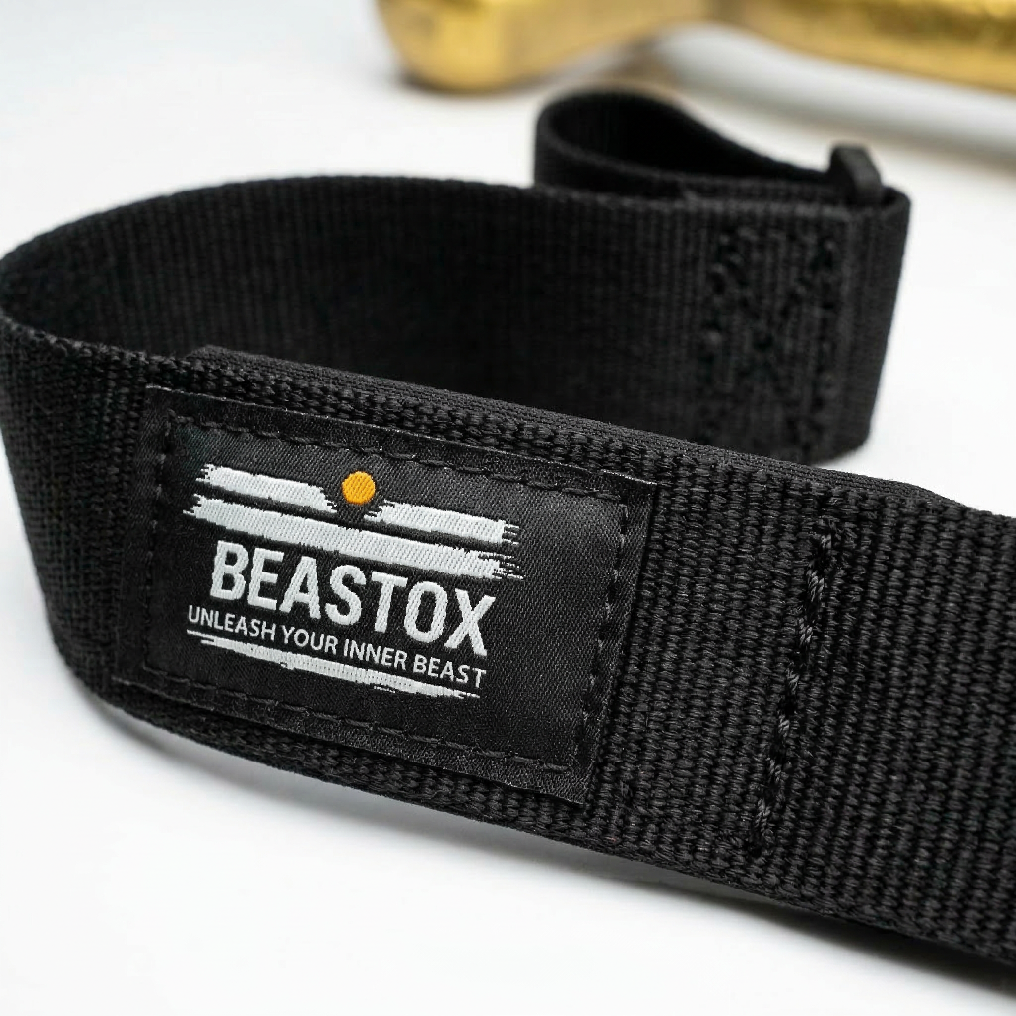 BEASTOX MAHAKAAL Auto-Locking Weightlifting Straps, Premium Nylon, AutoGrip Technology, 350 kg Load Capacity