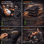 BEASTOX Knee Support Straps – Adjustable Compression for Gym & Weight Training