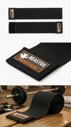 BEASTOX Knee Support Straps – Adjustable Compression for Gym & Weight Training
