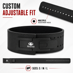 Photos: BEASTOX 10 mm quick-release lever belt adjustable holes and full strap; sizes S, M and L
