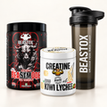 BEASTOX Training Stack: Ox Punch Pre-Workout + Kiwi Lychee Creatine + ShadowSip