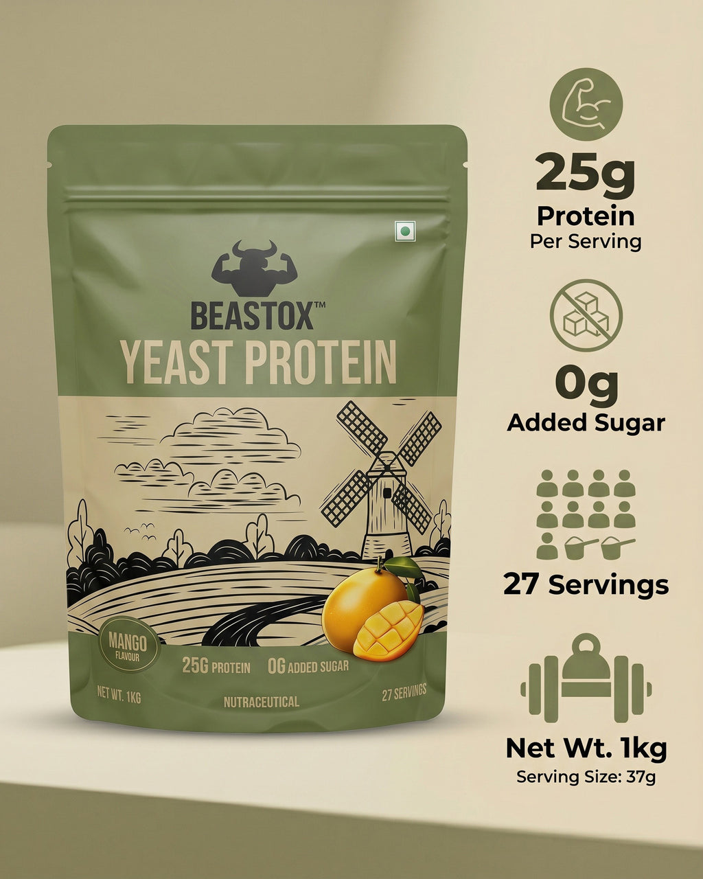 BEASTOX Yeast Protein Mango