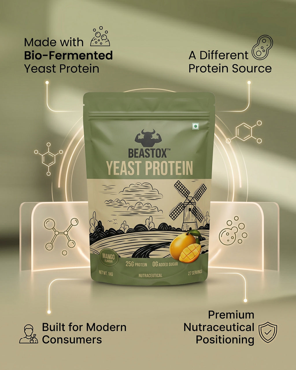 BEASTOX Yeast Protein Mango