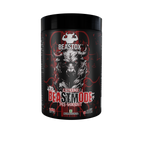 BEASTOX Extreme Beast Mode Pre-Workout | 4000mg Beta Alanine, 3000mg Citrulline Malate, 200mg Caffeine | Energy, Focus, Endurance & Pumps | 30 Servings (450g)
